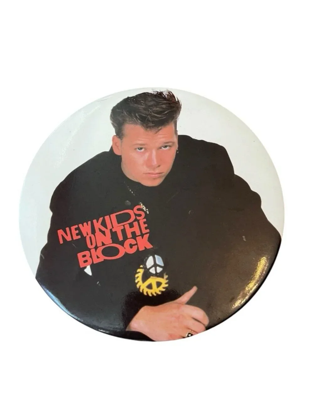 New Kids On The Block Jumbo Button Pin Lot 6 in Jonathan Jordan Joey Donny Danny